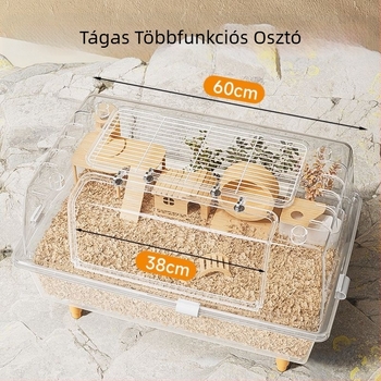 Hamster ketrec fa belsővel