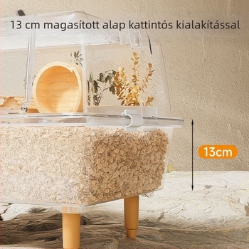 Hamster ketrec fa belsővel
