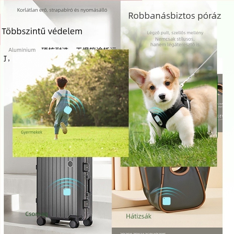 Modell 1202 • 210 mAh akkumulátor • ABS+ PCB • iOS-kompatibilis • Medálként viselhető