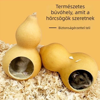 Carrot Valley tökalapú menedékház hörcsögöknek – hörcsögfészek és tök kertészeti dekoráció, egész éves villa