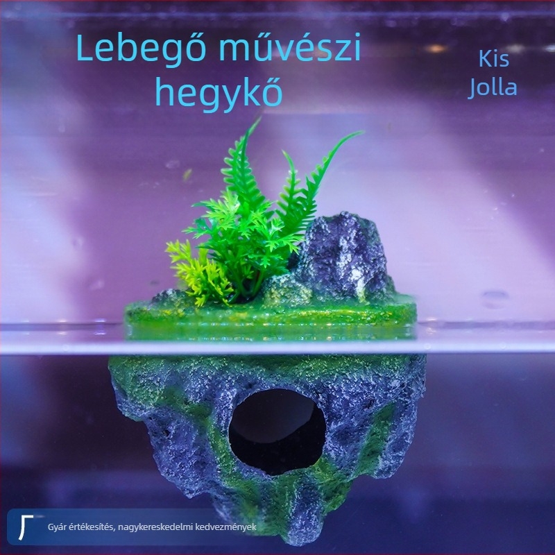 Akváriumi dekor Little jiaola – száraz táj szimulációs dísz, PVC anyag, 47 g
