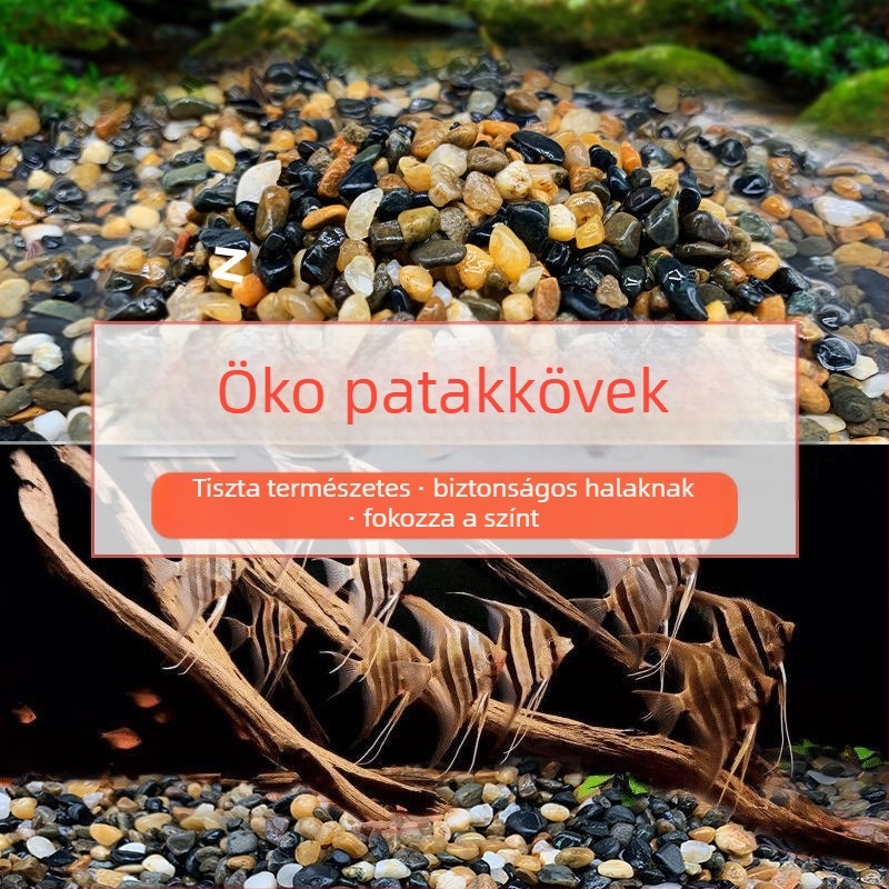 Aljzatkő kövek akváriumhoz és teknős tartóhoz — Rain Flower Stone, hidroponikus alap