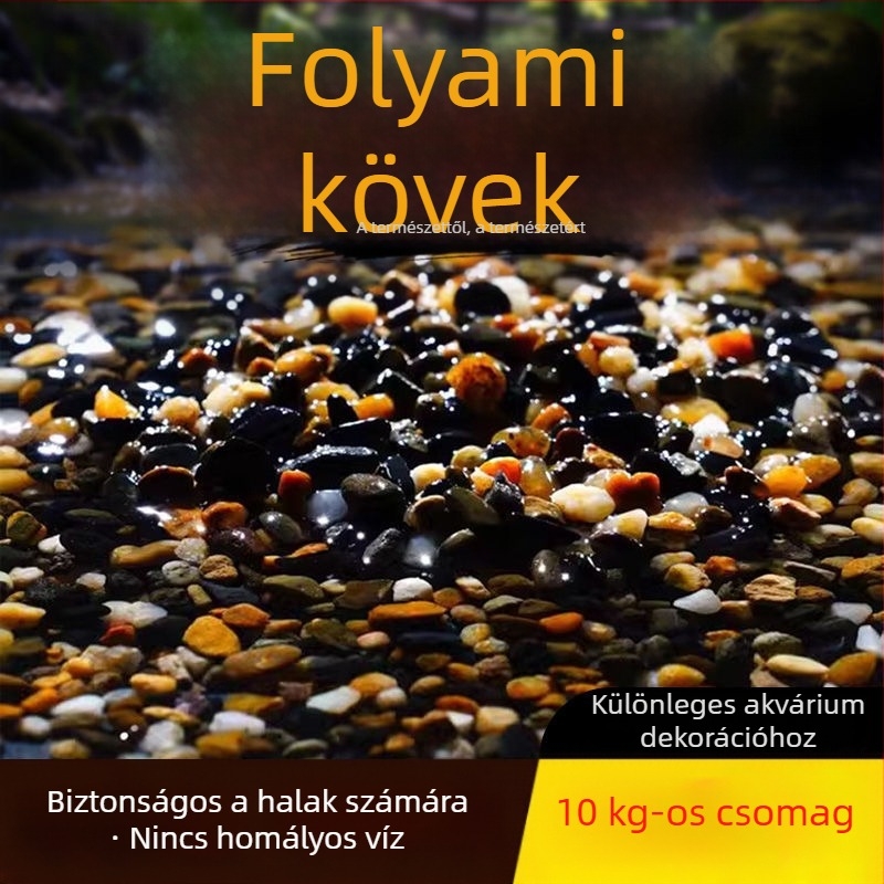 Aljzatkő kövek akváriumhoz és teknős tartóhoz — Rain Flower Stone, hidroponikus alap
