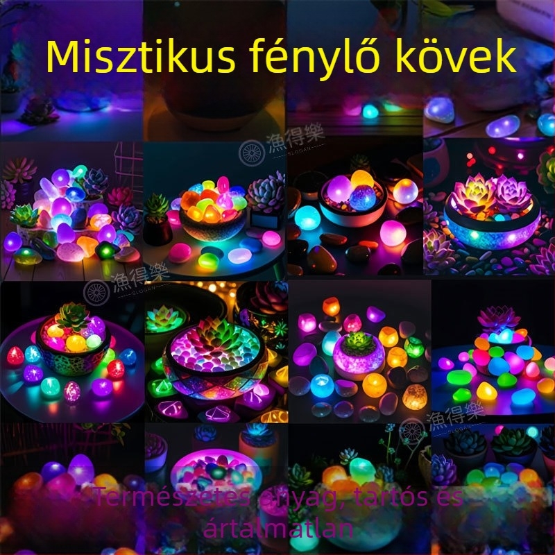 Éjszakai világítású akváriumi kő – díszkő tájépítéshez