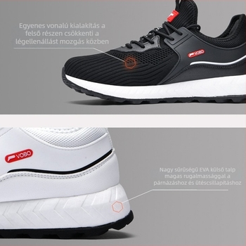 Túra cipők vízálló, lélegző, könnyű, csúszásmentes (felső rész: textil, talp: gumi, fűzők)