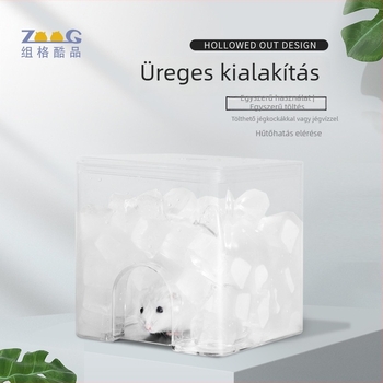 Hámster hűtőfészek — PS anyag, ZOOG Group Cool Products, kisállat kellékek