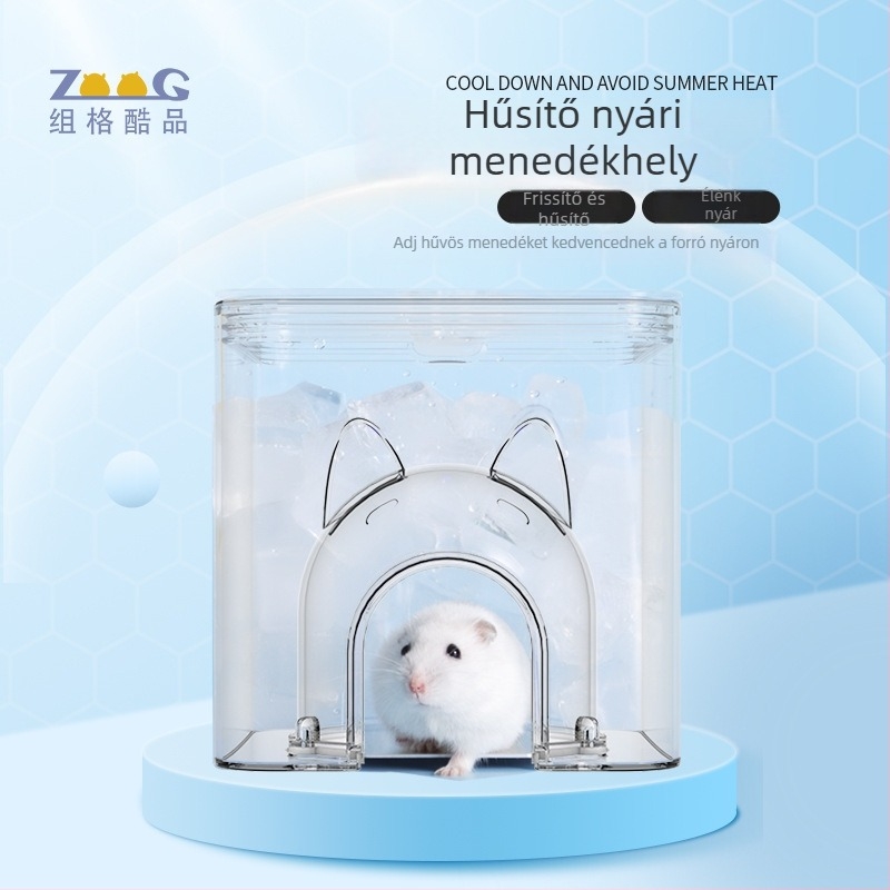 Hámster hűtőfészek — PS anyag, ZOOG Group Cool Products, kisállat kellékek
