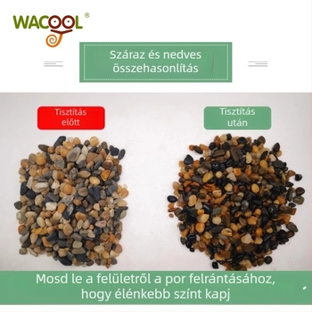 WACOOL természetes patakkő teknős akváriumhoz – táj dekoráció, 1,5 kg