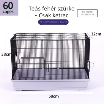 Hörcsög ketrec, kétszintes kialakítás; anyag: Egyéb; márka: Egyéb; cél: hörcsög; importált: Nem