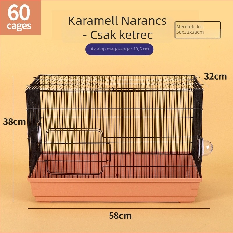 Hörcsög ketrec, kétszintes kialakítás; anyag: Egyéb; márka: Egyéb; cél: hörcsög; importált: Nem
