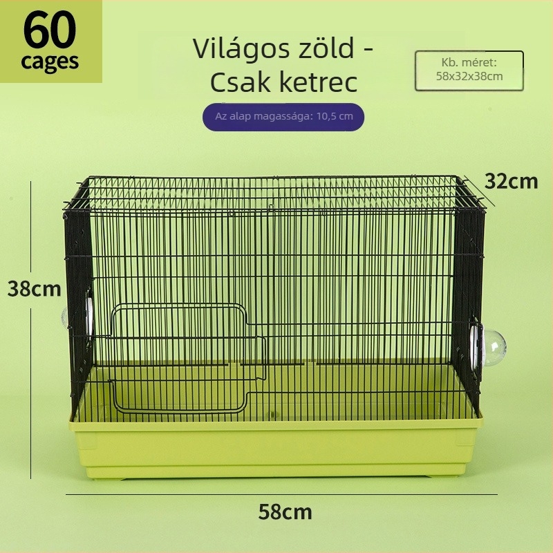 Hörcsög ketrec, kétszintes kialakítás; anyag: Egyéb; márka: Egyéb; cél: hörcsög; importált: Nem