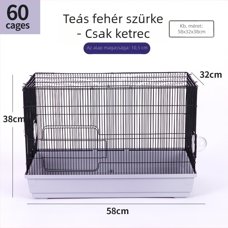 Hörcsög ketrec, kétszintes kialakítás; anyag: Egyéb; márka: Egyéb; cél: hörcsög; importált: Nem