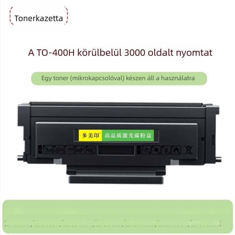 Tonerkazetta lézernyomtatókhoz — Duomei Printing; kompatibilis P3010D/P3010DW/P3300DN/P3300DW/P3320D/M6700D/M6700; oldalkapacitás 1.5K/3K/6K/12K oldal; eredeti modellek TO-400/TO-400H/TO-400X/DO-400.