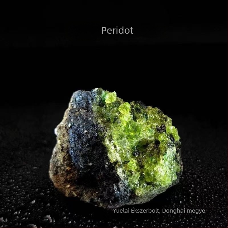 Természetes peridot nyers kő – kristály ásvány dekoráció aromaterápiához, diffúzorhoz és akvárium díszítéséhez