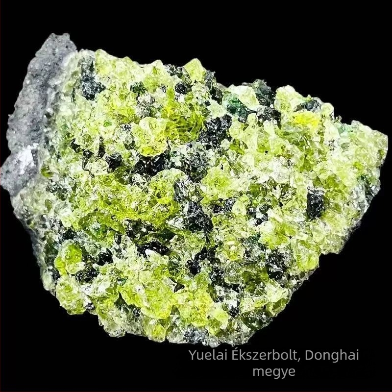 Természetes peridot nyers kő – kristály ásvány dekoráció aromaterápiához, diffúzorhoz és akvárium díszítéséhez
