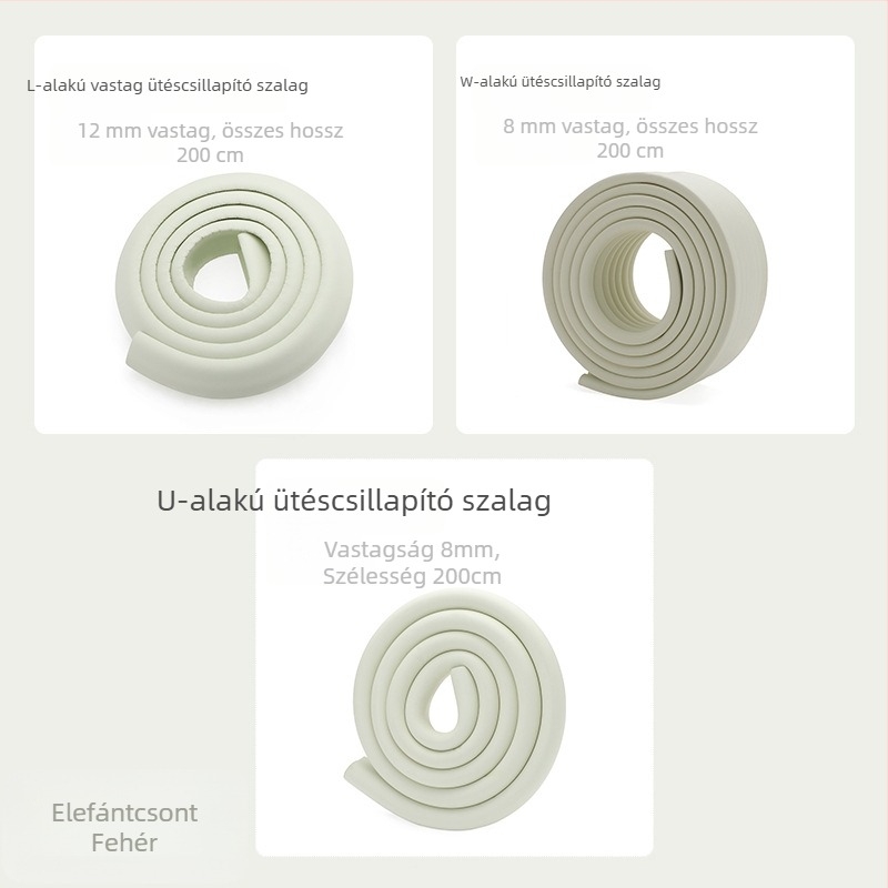 Csecsemők és óvodások részére készített asztal élvédő szalag, szélesített és vastagodott; Márka Qian Cloud; 100 db; nem importált