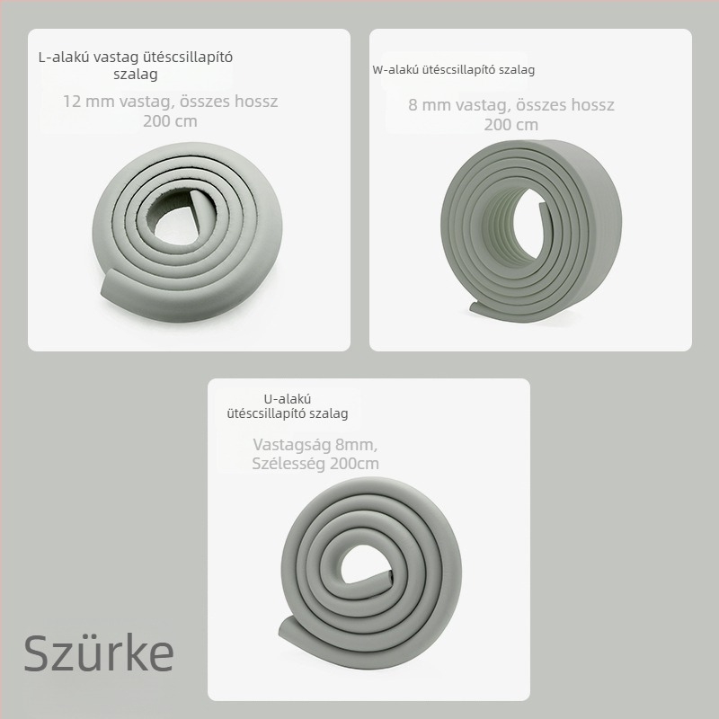 Csecsemők és óvodások részére készített asztal élvédő szalag, szélesített és vastagodott; Márka Qian Cloud; 100 db; nem importált