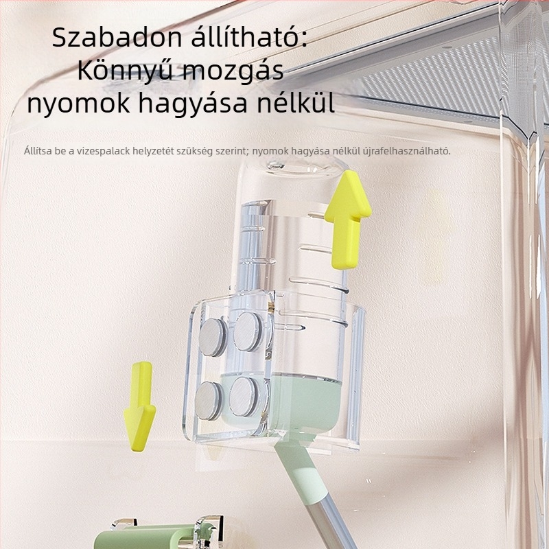 Akril mágneses vízpalacktartó kisállatok számára – hörcsög, nyúl, csincsilla, tengerimalac