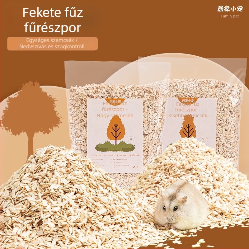 Hamster alomanyag – poplar fadarabokkal, teljes poplarfa darab, légáteresztő, kertépítéshez