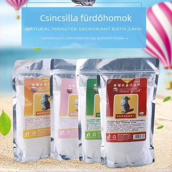 Kristály fürdető homok chinchillák és hörcsögök számára, 2 kg