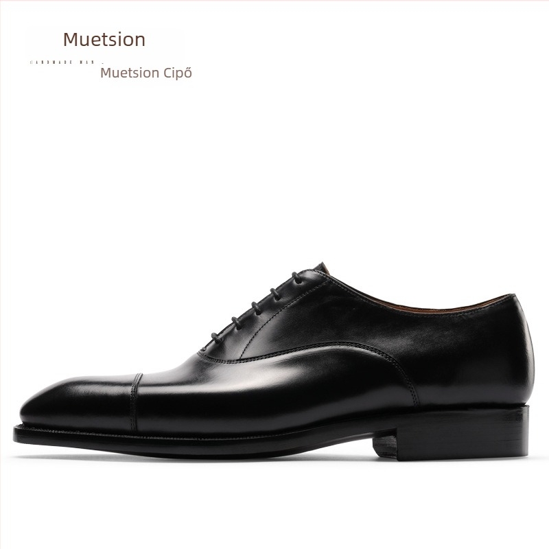 Oxford cipők (brogues) marhabőrből, gumitalp, belső marhabőr bélés, fűzővel záródó, kerek orrú