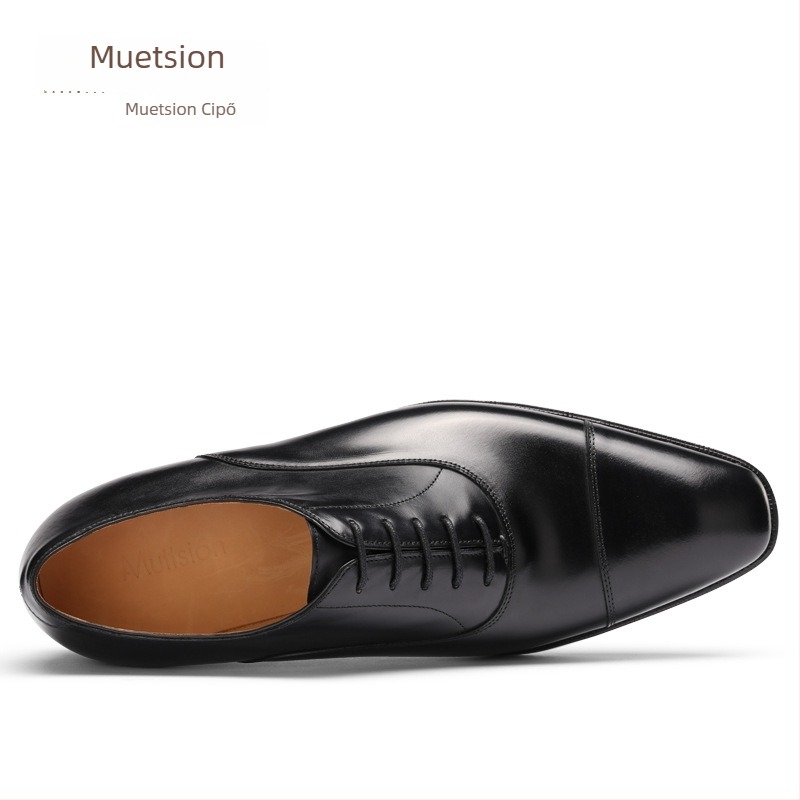 Oxford cipők (brogues) marhabőrből, gumitalp, belső marhabőr bélés, fűzővel záródó, kerek orrú