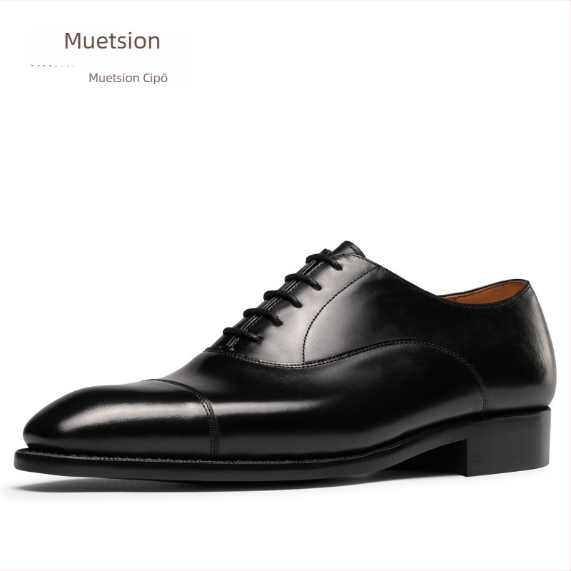 Oxford cipők (brogues) marhabőrből, gumitalp, belső marhabőr bélés, fűzővel záródó, kerek orrú