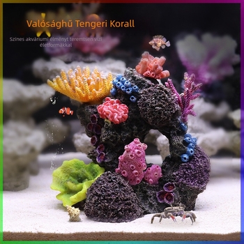 Műgyanta tengeri korall akváriumi dekor — Water Pet Family