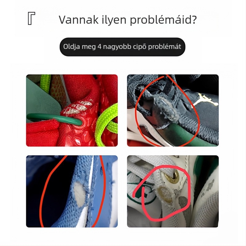 Szilikonból készült anti-karcoló folt a cipő szélének mentén – ragasztós anti-karcolás matrica sportcipők és casual cipők számára, minden évszakra