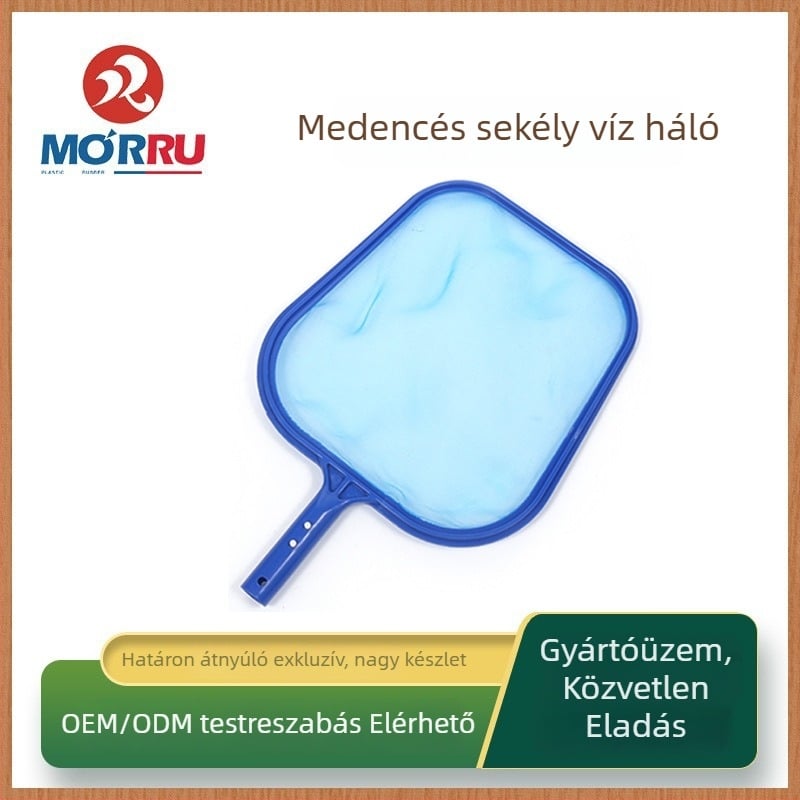 Medence- és tótisztító háló – levél- és törmelékgyűjtésre