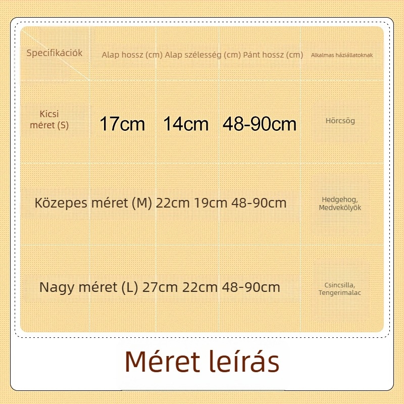 Hordozható, légáteresztő kültéri ketrec kisállatok számára