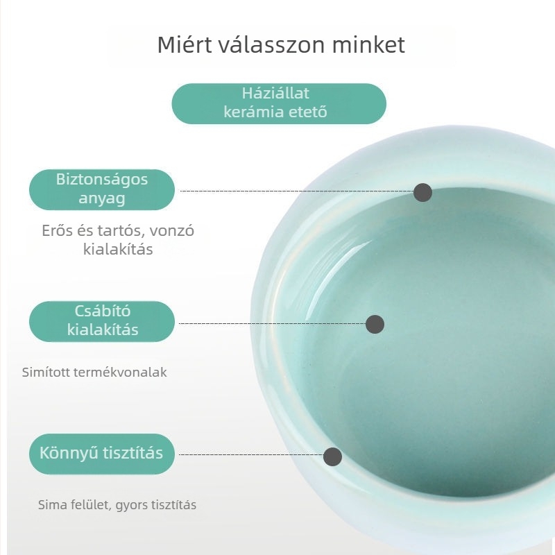 Binli hörcsög etető tál