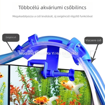 Akvarisztikus vízcső bilincs - műanyag, Shengrui márka, tömeg 0.1, akváriumi felszerelés