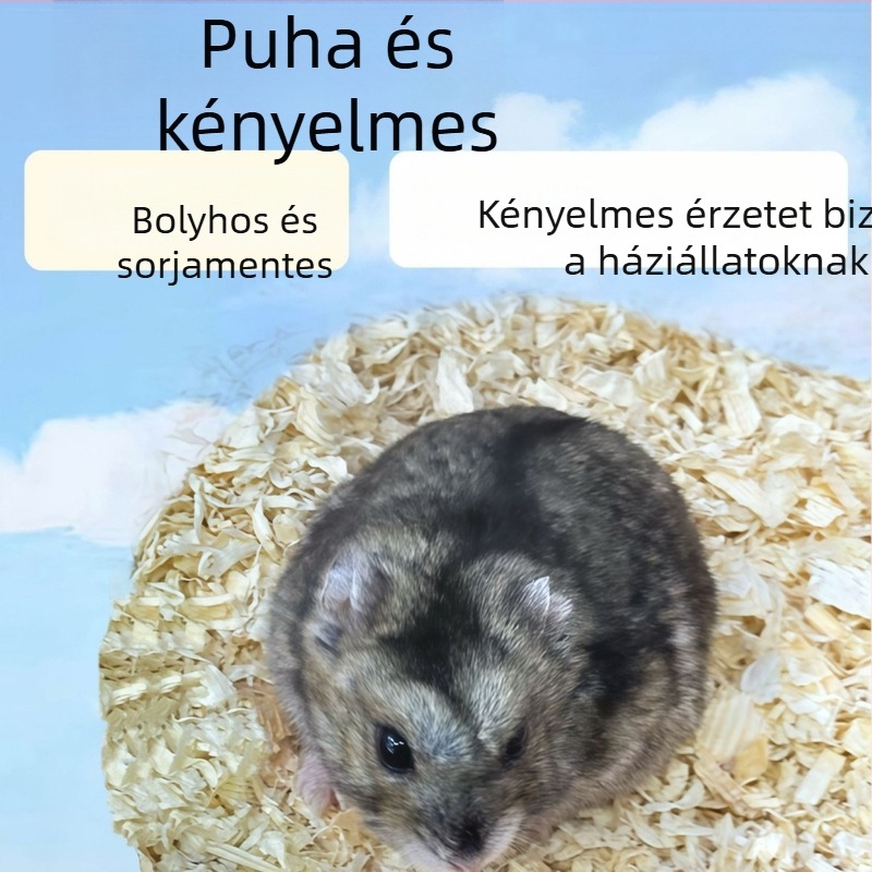 Fenyőfa forgács alom hamsternek és nyuszinak — pormentes, meleg kisállat-alom
