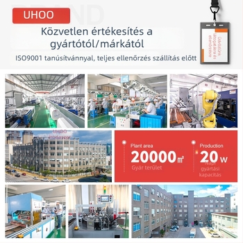 UHOO Youhe Kártyatartó, Poliészter, Kinyitható azonosító tartó, Üzleti/OL Stílus, Munkahelyi és Iskolai ID-kártyához