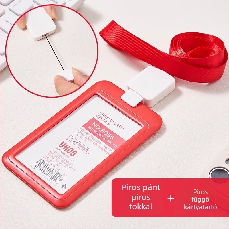 UHOO Youhe Kártyatartó, Poliészter, Kinyitható azonosító tartó, Üzleti/OL Stílus, Munkahelyi és Iskolai ID-kártyához