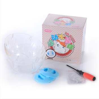 Műanyag hamster futó labda játék, átlátszó dizájn, Carno Kano márka, eredet Taizhou Zhejiang, súly 1 kg, kategória Hamster kiegészítők