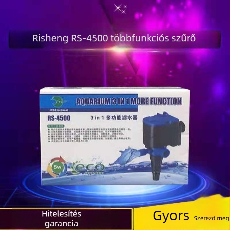 Risheng RS4500/5500/6500/7500/8500/9500 merülőpumpa, többfunkciós, pumpálási ciklusokra