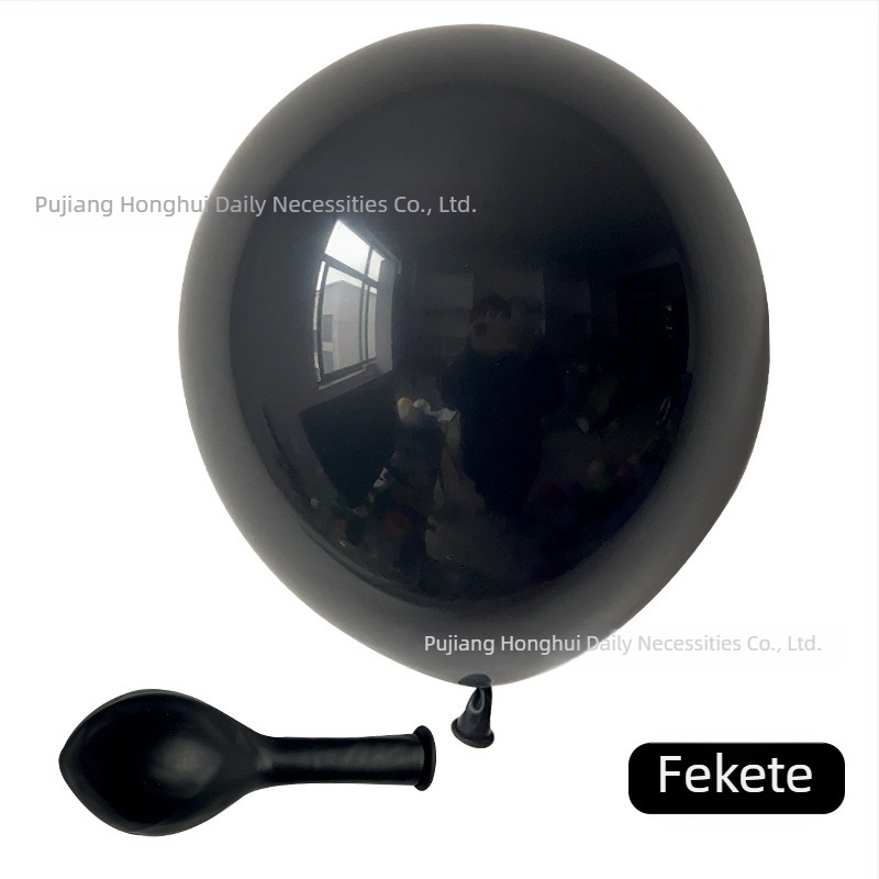 Latex kerek lufik – matt felület, kerek forma, alkalmas karácsonyra, Valentin-napra, Tavaszi Fesztiválra, Gyermeknapra
