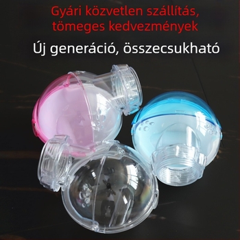 Külső homokfürdő hörcsög számára akril ketrec csatlakoztatással