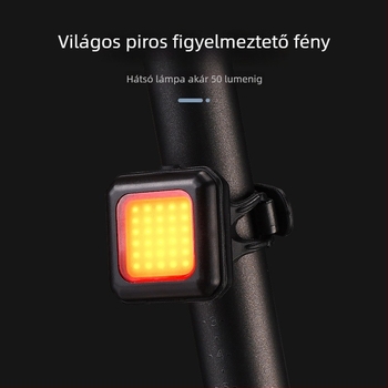 West Biking kerékpár első és hátsó lámpa – hosszú üzemidő, nagy fényerő, kompakt, éjszakai tekeréshez mountain és road kerékpárokhoz