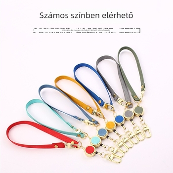 Cute Little fém kártyatartó nyakpánttal és visszahúzható görgővel – kreatív trend azonosító kártyákhoz