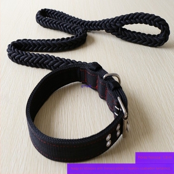 Zhenhun nylon szett kutyáknak: nyakörv, póráz és karabiner