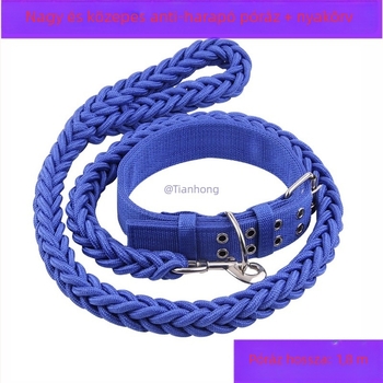 Zhenhun nylon szett kutyáknak: nyakörv, póráz és karabiner