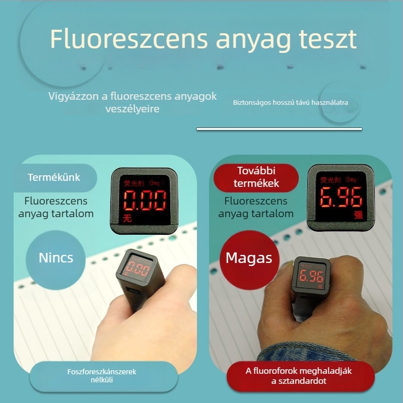 Ming Xingsheng újrahasznosítható, refillable lyukasztott lapok diákoknak, 50 lap, kerek lyukak, nyomtatott logó, testreszabás, licencelt magáncímke