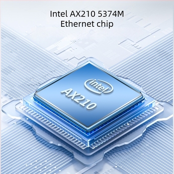 PCIe vezeték nélküli hálózati kártya, WiFi 6 háromsávos 2,4/5/6 GHz, Bluetooth 5.3, AX210, 5374 Mbps