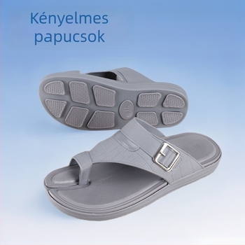 Férfiaknak szabadidős flip-flopok, nyitott lábujjú, PVC felsőrész, EVA talp