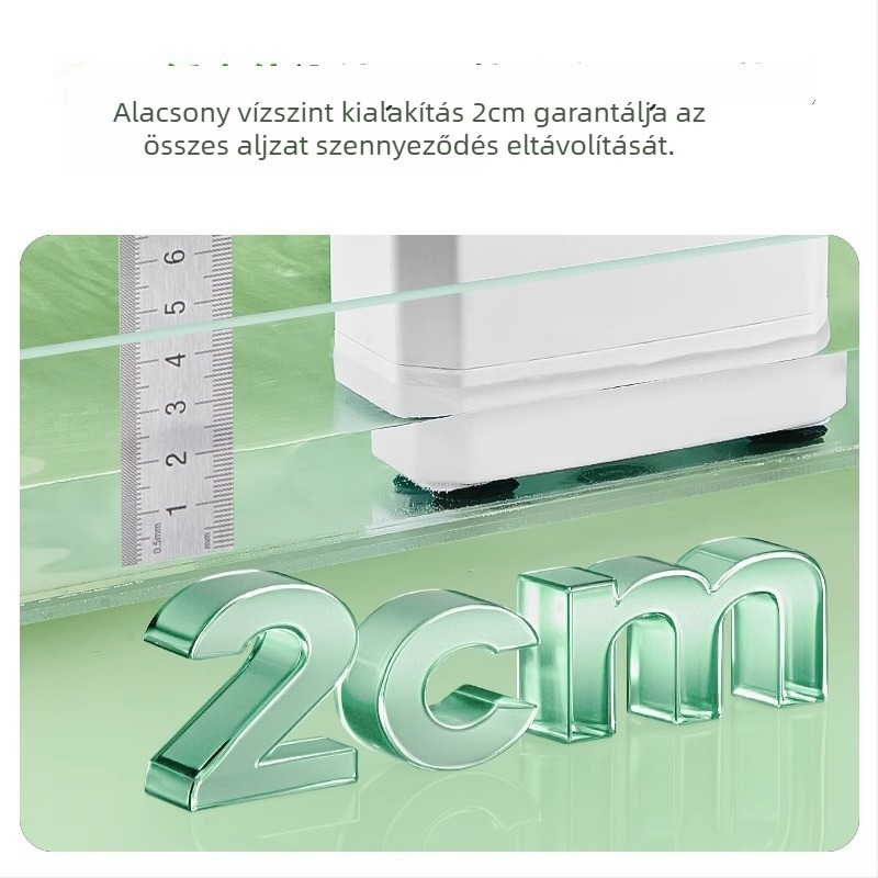 Teknős akvárium szűrő, ultra alacsony vízszinttel, alsó szívó, 3-in-1 cirkulációs pumpa a szűréshez és oxigénellátáshoz (cseppfolyó filtráció)