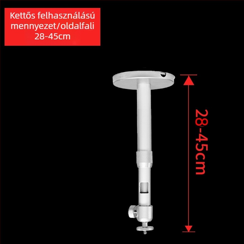 Teljesen fémes projektor-tartó 1/4-es menethez, kompatibilis Xgimi, Dangbei, JMGO és Xiaomi projektorokkal
