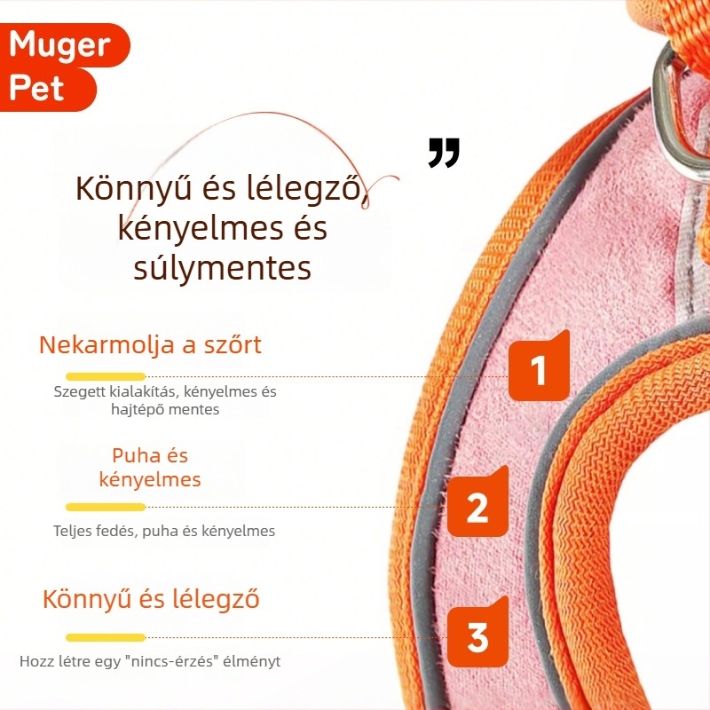 Nyúl póráz – szökésálló, nylon (Anyag: Nylon; Kis házi nyúl számára; Hazai)